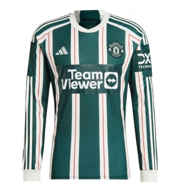 Manchester United Koszulka Wyjazdowych 2023-24 Długi Rękaw